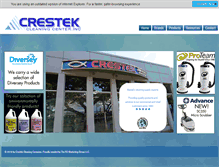 Tablet Screenshot of crestek.com